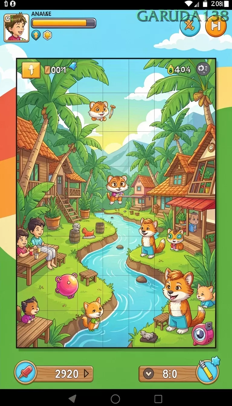 Cuplikan layar GB777 — menu navigasi