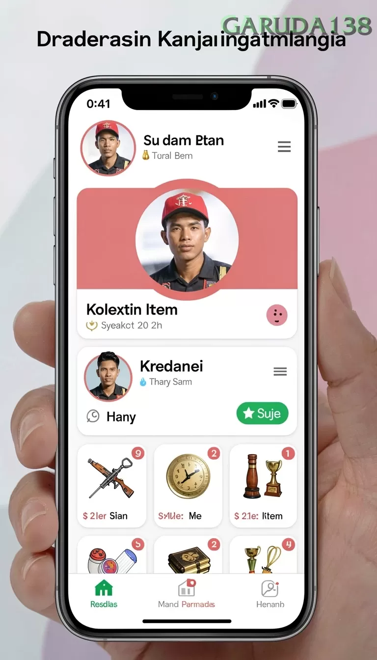 Cuplikan layar ATM138 — menu navigasi